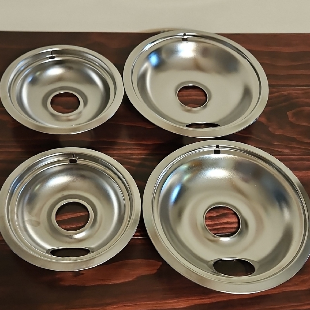 Mainstays Chrome-Plated Electric Range Drip Bowl Set